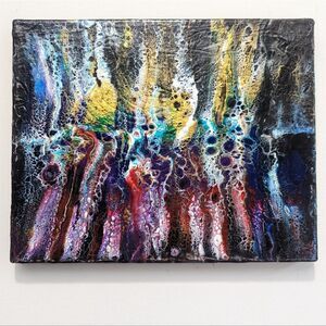Acrylic wall art decor "8x10" Original Handmade artwork